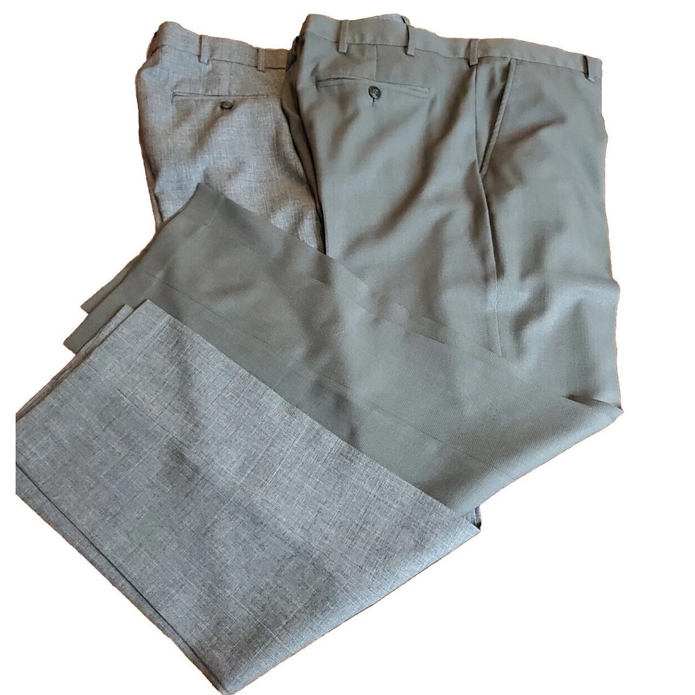 Van Heusen men's dress pants, Slim Fit Travelers Lot Of 2, 38W34L